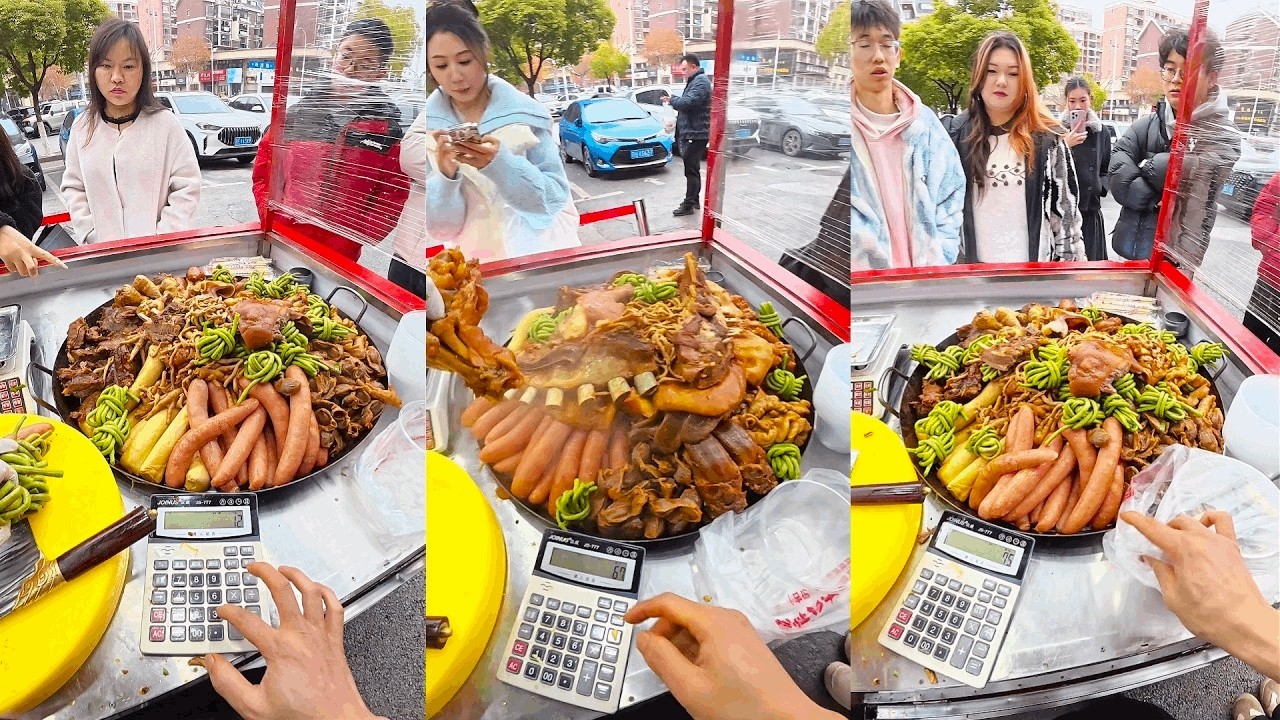 又有大单来了， 一起来体验沉浸式卖大锅卤菜日常vlog #vlog日常 #我的摆摊日记 #美食推荐 #美食 #第一视角 #沉浸式 #美食推荐官