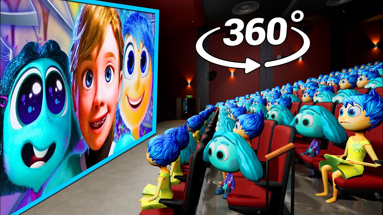 Inside Out 2 360° - CINEMA HALL | 4K VR 360 Video [ JOY  & ENVY EDITION ]