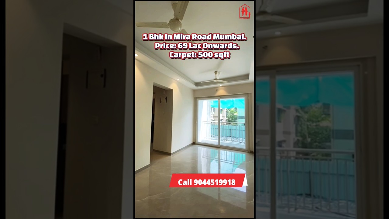 Untouched 1 BHK In Mira Road Mumbai | For Site Visit Call 9044519918 #dstproperty #shorts #1bhk