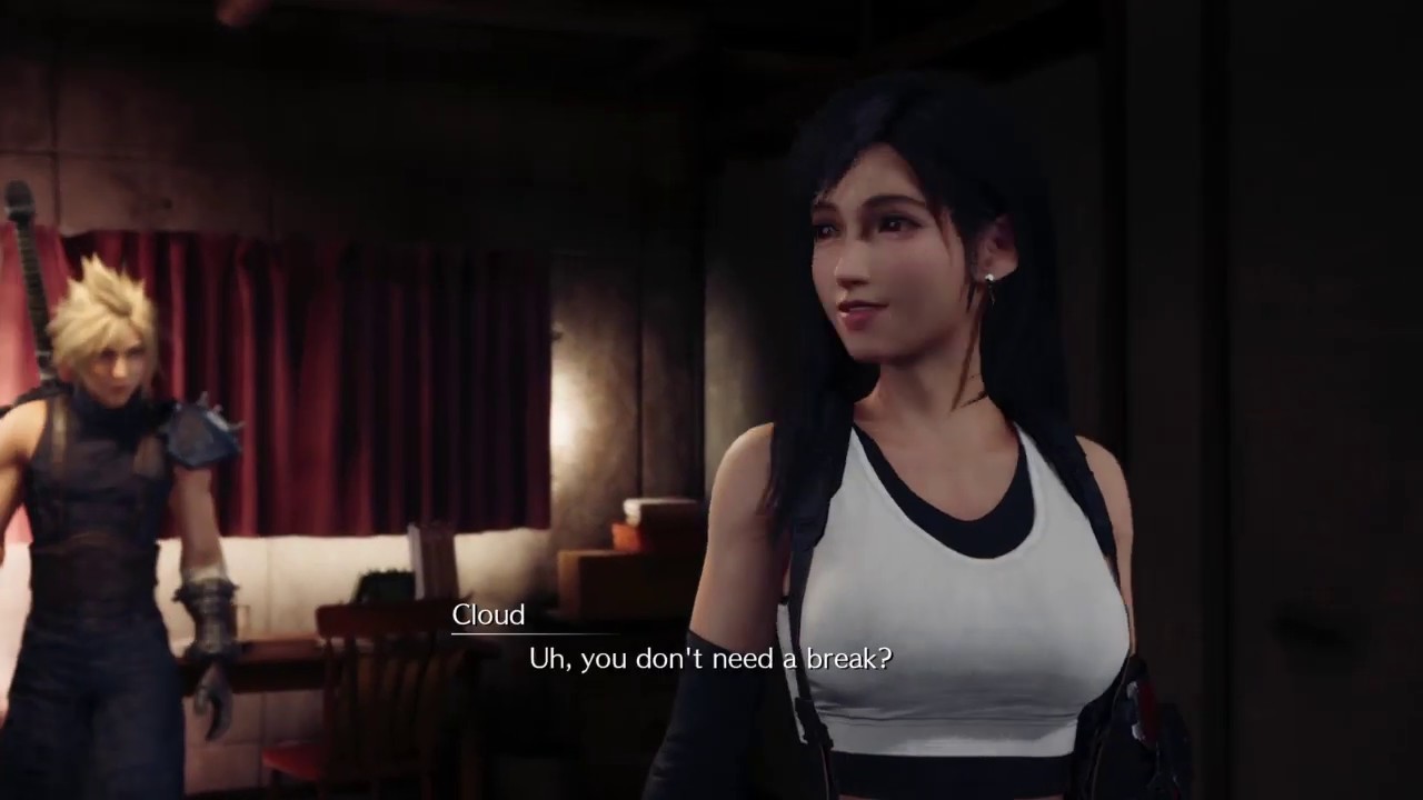 FINAL FANTASY VII REMAKE Tifa asks Cloud on a date????