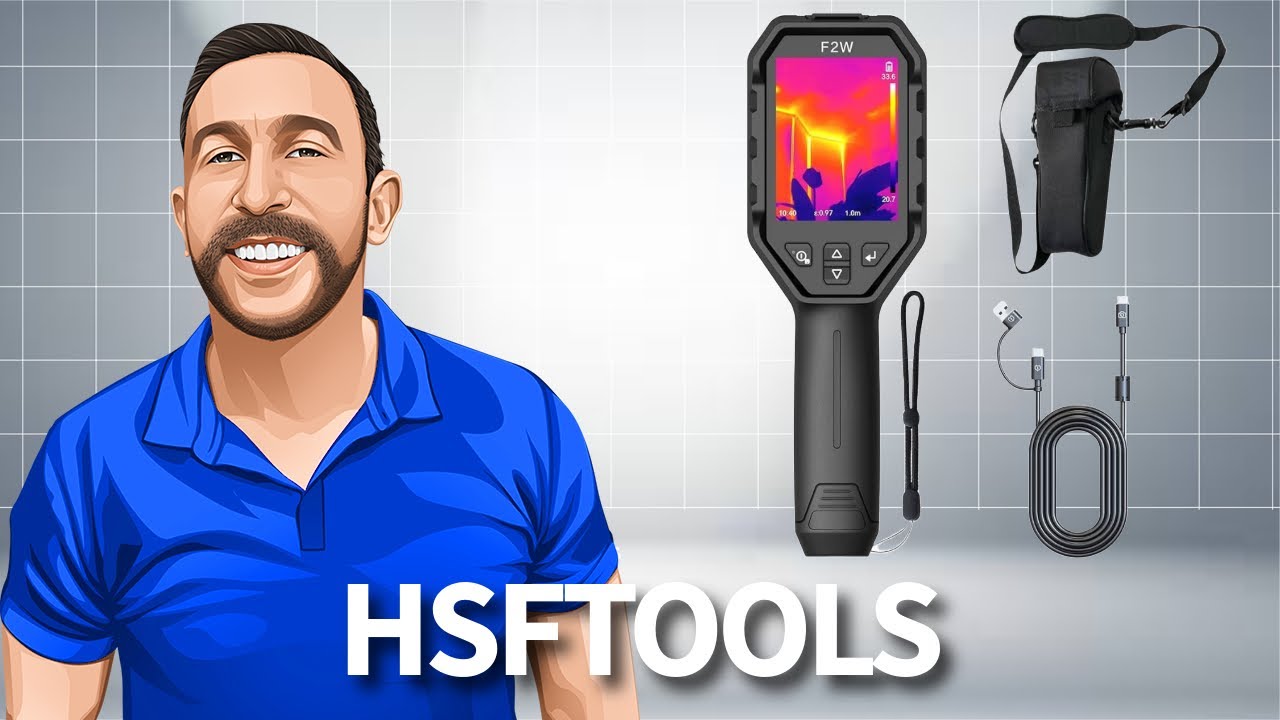 HSFTOOLS F2W Thermal Camera 256x192 IR Resolution, Thermal Imaging Camera with W-Fi