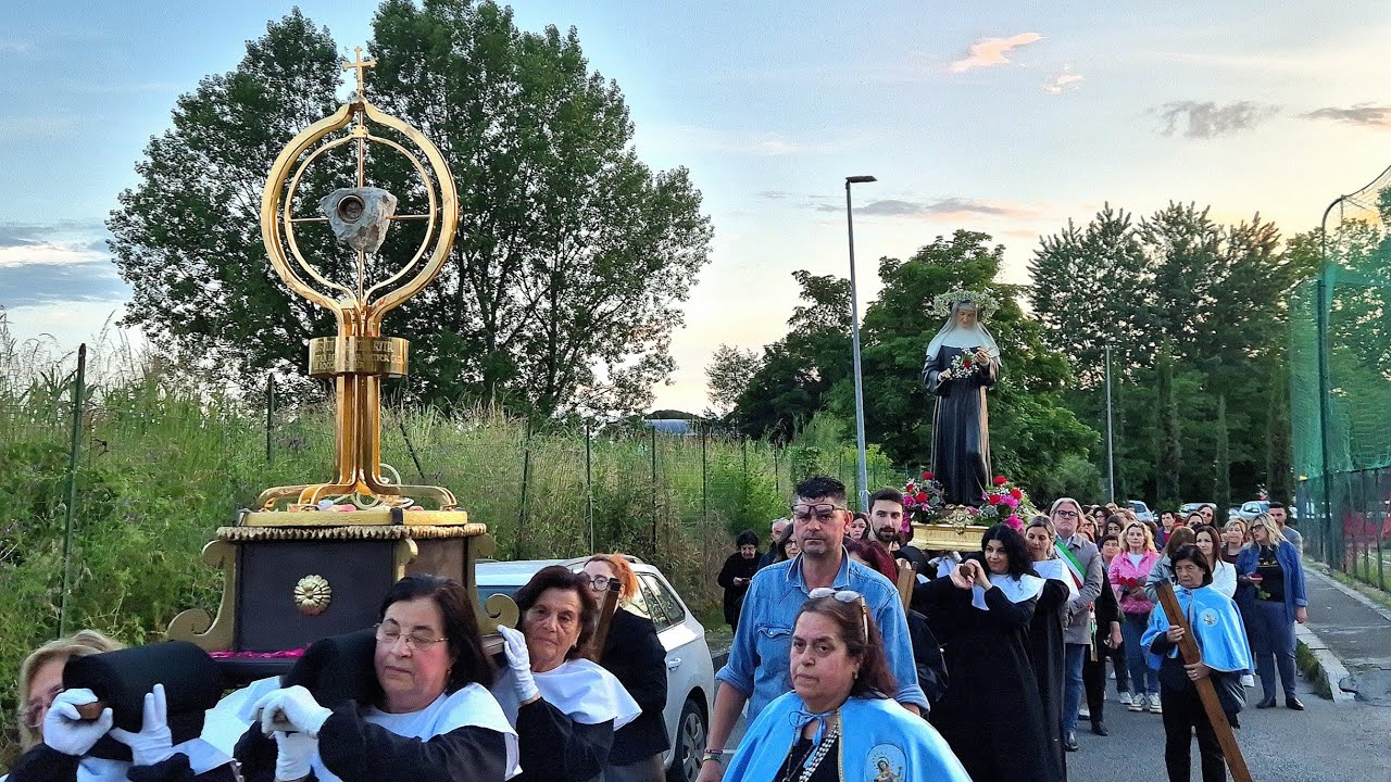 Processione di SANTA RITA da Cascia, isola del liri - Loc. San Carlo 2025