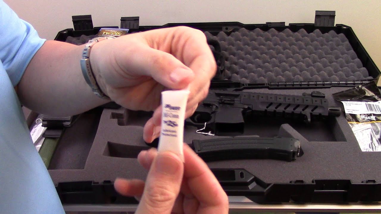 Sig Sauer MPX 9mm Pistol Unboxing