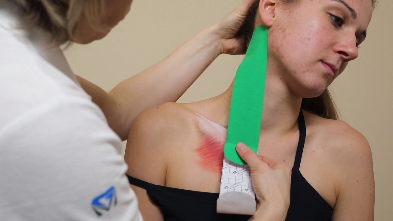 Tejpování při problémech s OTÁČENÍM a KÝVÁNÍM HLAVY