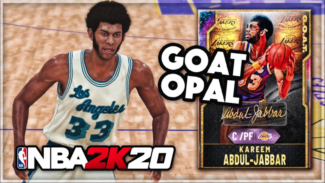 99 IN EVERY STAT GOAT GALAXY OPAL KAREEM ABDUL JABBAR IS THE BEST CARD IN NBA 2K20 MyTEAM!!