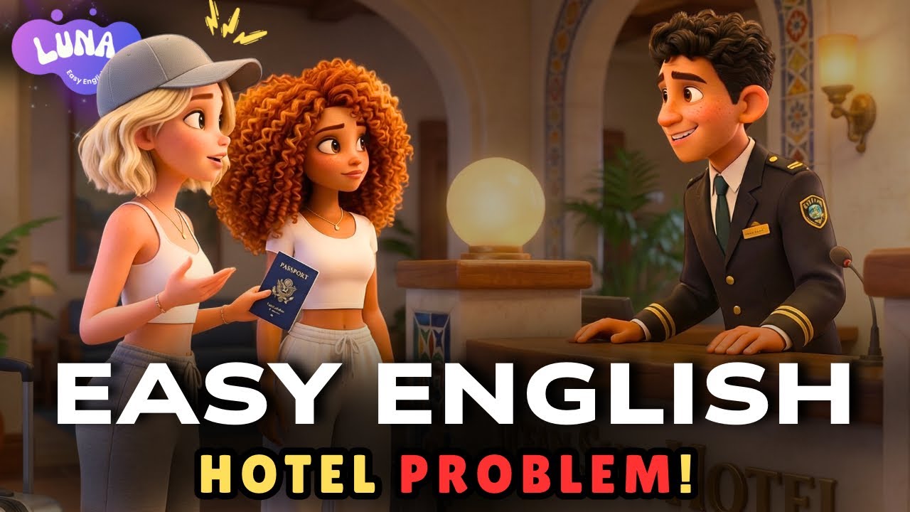 At the hotel 🏨 (Part2) | Easy English Listening Story (A2 Level)