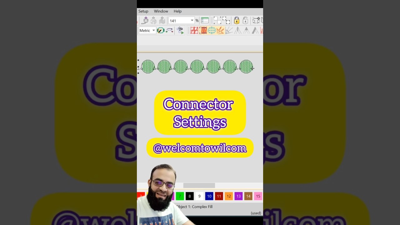 Connector Settings In Wilcom || Wilcom Training Class || Free Wilcom Course || @welcomtowilcom