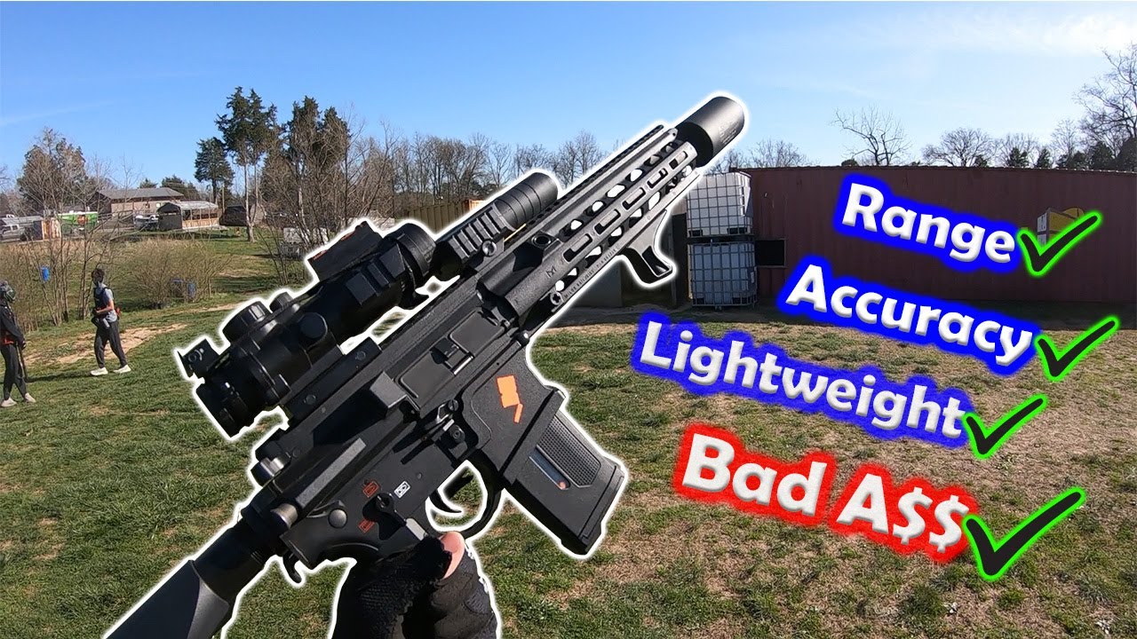 BEST Budget Airsoft HPA Gun? Wolverine G&G 416 Gameplay