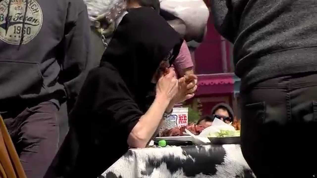 Extended Video: Woman crushes Big Texan steak eating contest with 3 full meals in less than an hour