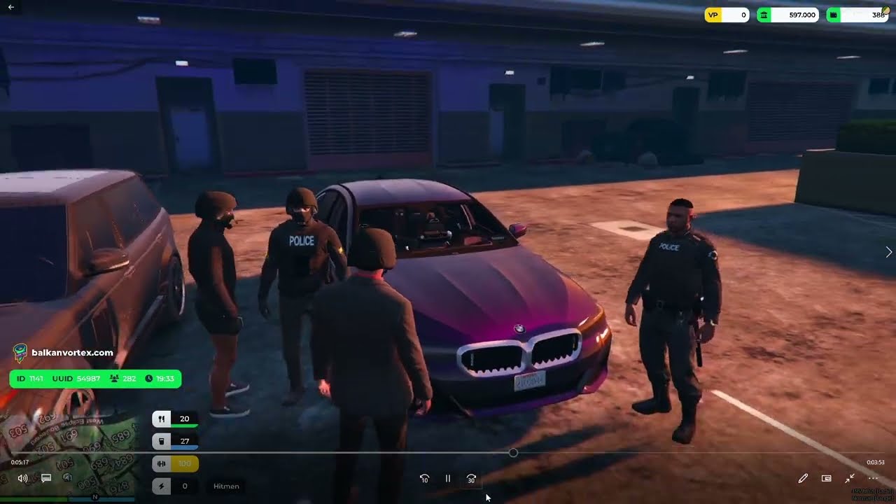 STA SE DESI KADA PD ZAUSTAVLJA U BAZI  l Balkan Vortex RP l