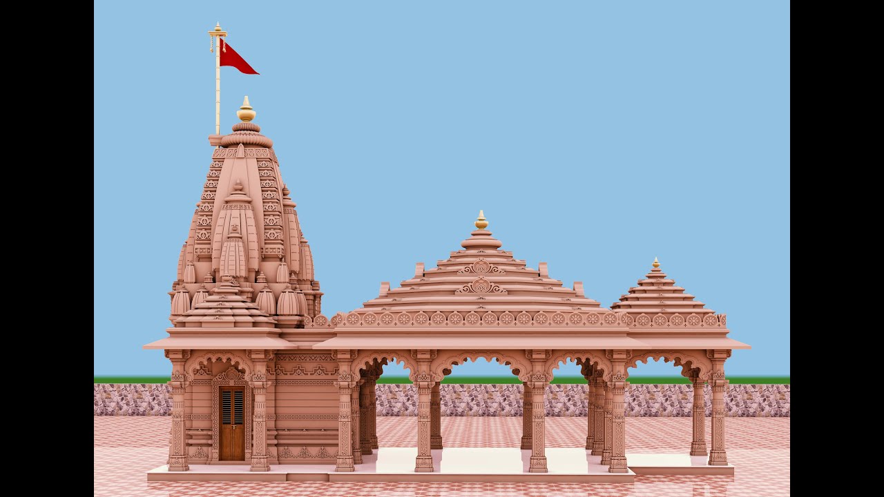 3D WALKTHRUOGH SHITLA MATAJI MANDIR SARDARGADH