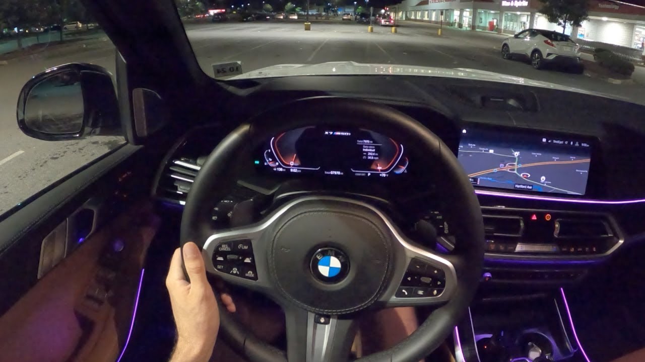 BMW X7 M50i 2020 года — ночной тест-драйв от Тедварда (бинауральный звук)