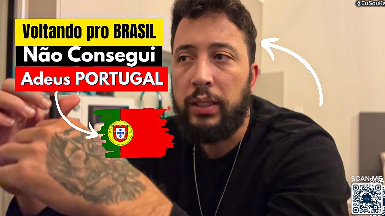 Voltei de PORTUGAL para o BRASIL .... ( e me arrependi ) 🇵🇹