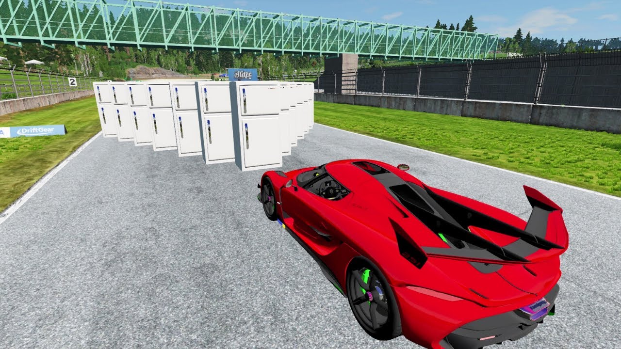 Cars vs Refrigerators - BeamNG.Drive