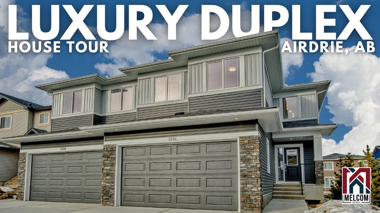 INSIDE A LUXURY DUPLEX IN AIRDRIE ALBERTA | MELCOM HOMES HOUSE TOUR