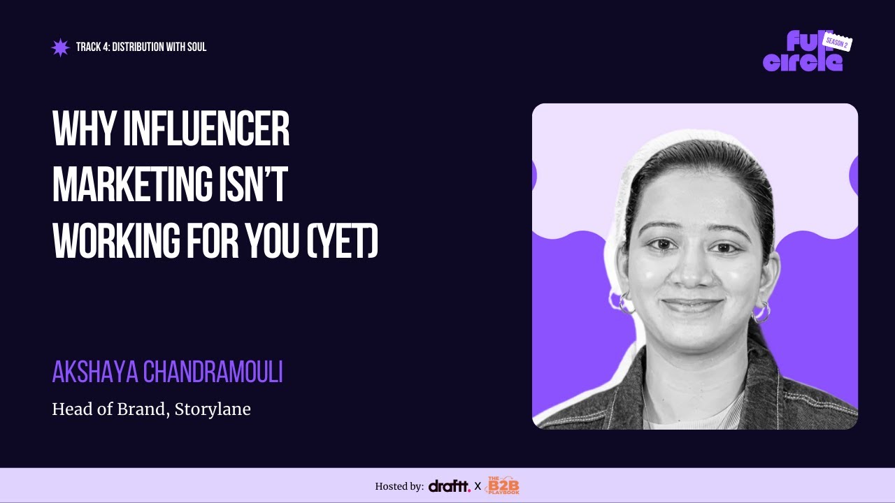 Why Influencer Marketing Isn't Working for You (Yet) w/Akshaya Chandramouli