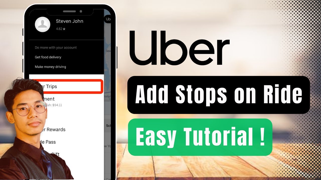 How to Add Stops During Uber Ride !