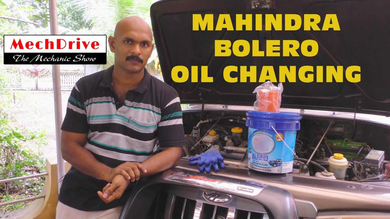 MechDrive - Mahindra Bolero engine oil changing