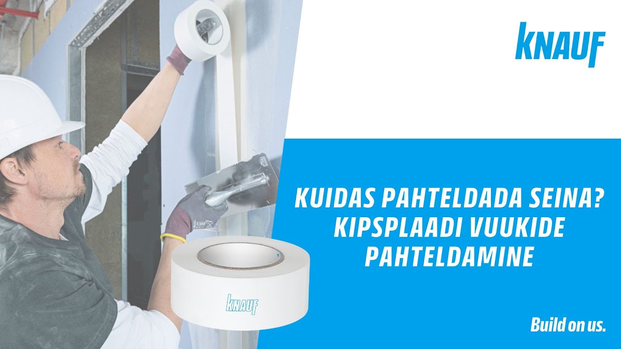 Kuidas pahteldada seina? Kipsplaadi vuukide pahteldamine