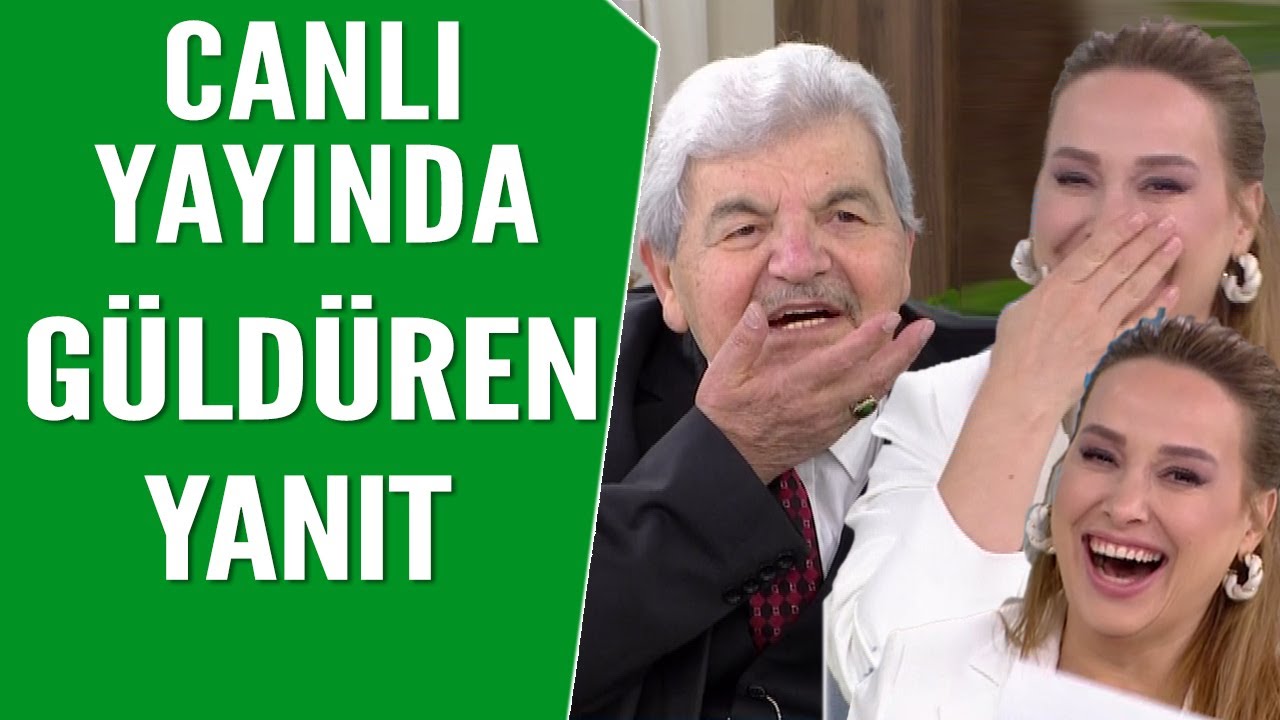 Canlı yayında verdiği yanıtla kahkahaya boğdu...