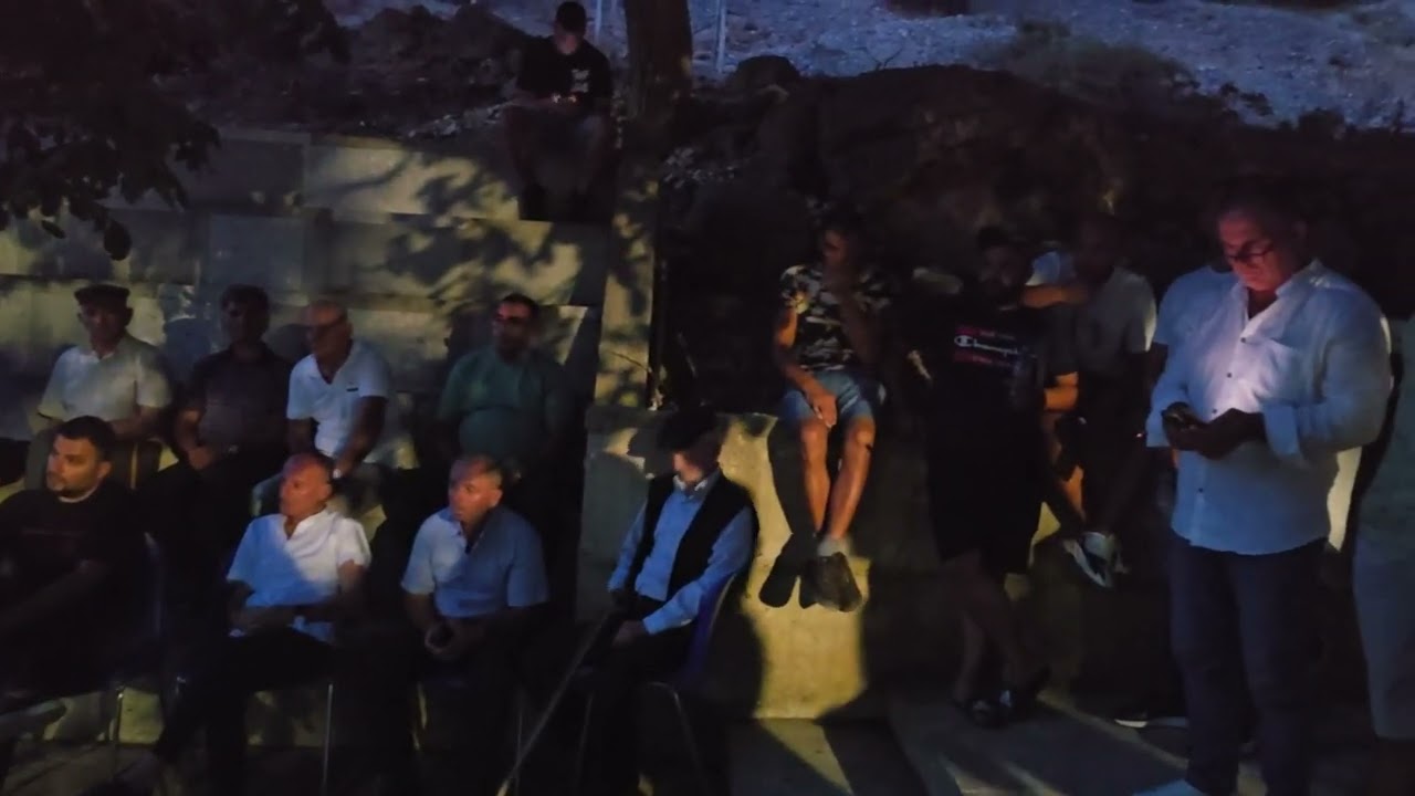 KANDIDATI I PS PËR BASHKINE HIMAR VANGJEL TAVO TAKIM NE FSHATIN BOLENË