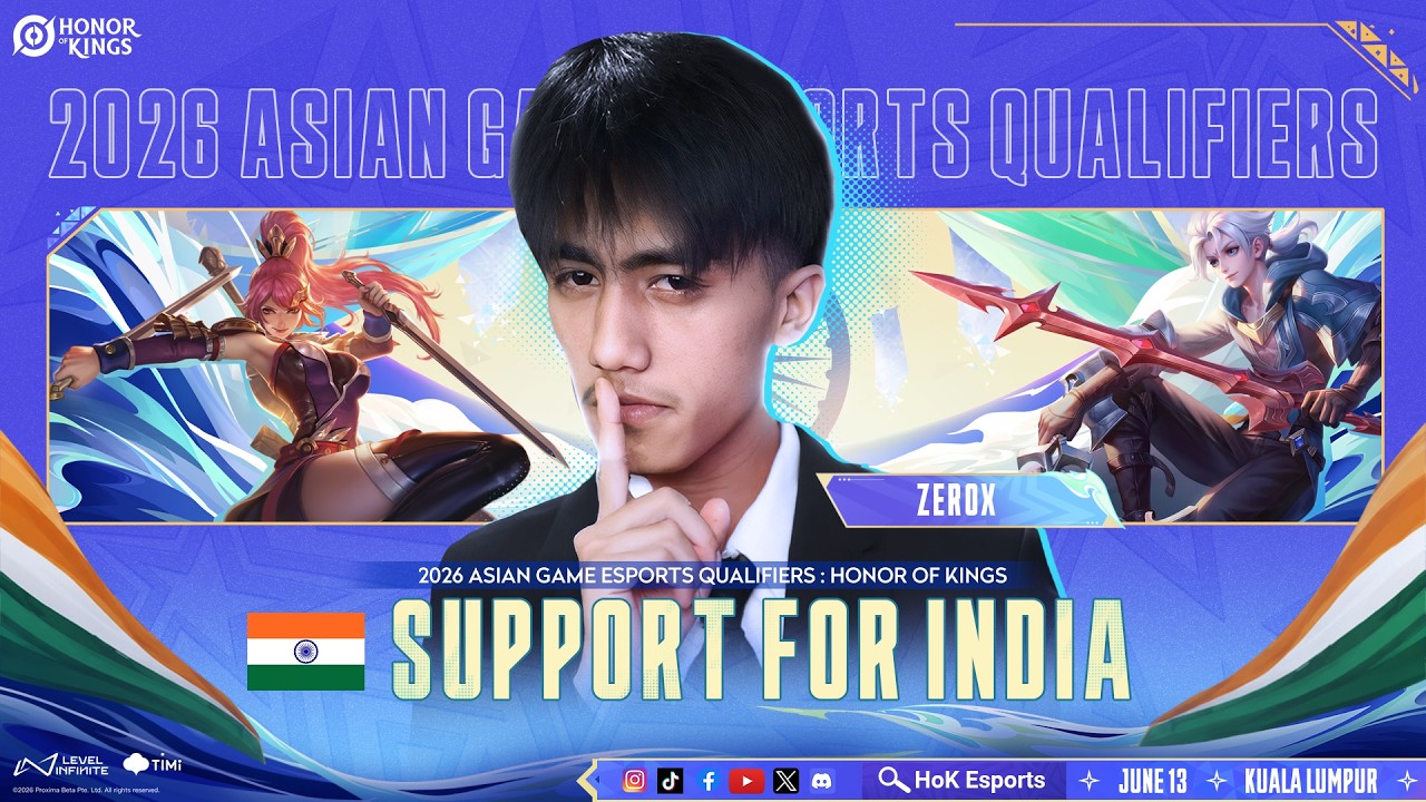 🇮🇳 2026 Asian Games Esports Qualifiers: Honor of Kings | Match Day 2 LIVE!