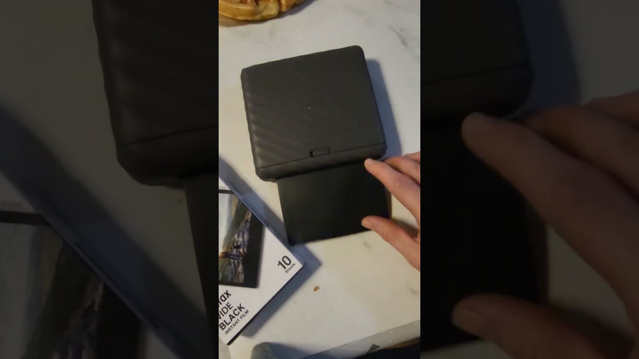 Fujifilm Instax wide printer with Black film .part 1