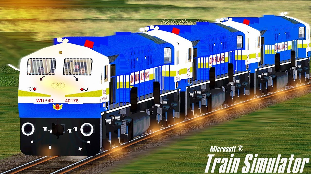 Uncontrolled Express Train || Wonderful Rescue from Accident || MSTS Open Rails Journey