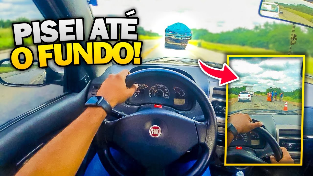 SENTANDO O AÇO NO SIENA 1.4🔥🚀É BOM DE ESTRADA MESMO?