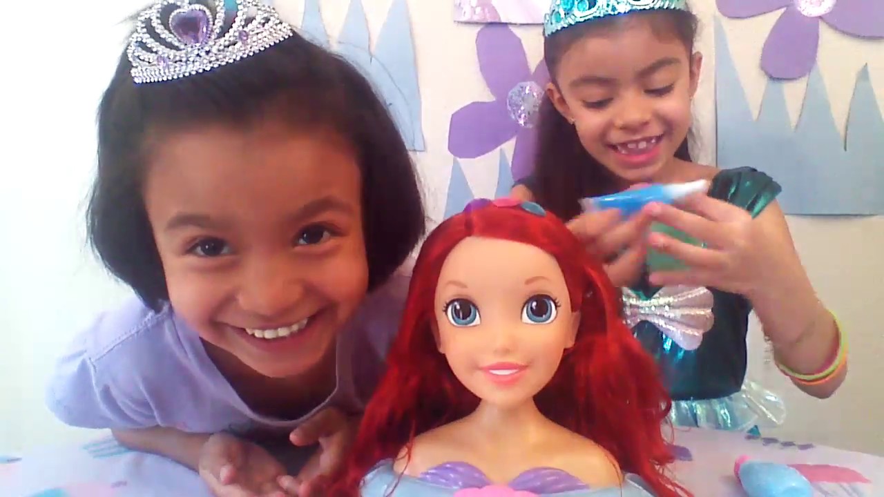 Disney Princess Ariel Bath Styling Head.
