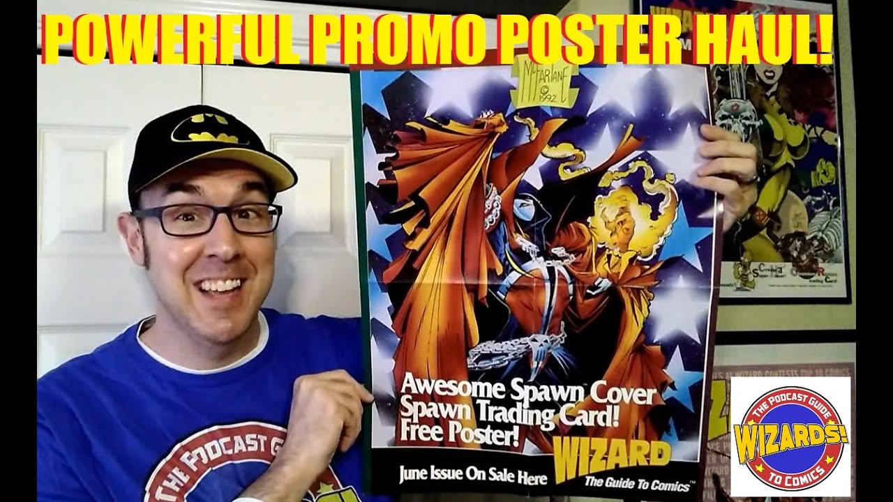 Wizard Magazine POWERFUL Promo Poster Haul
