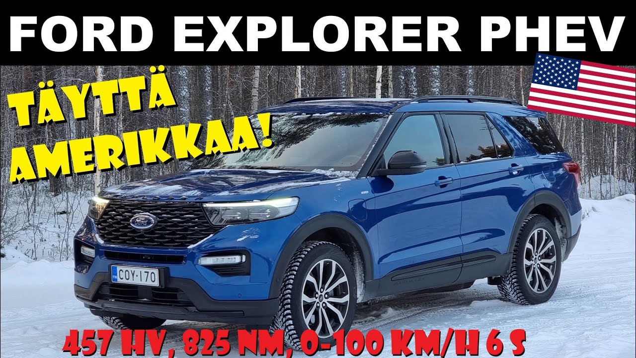 Ford Explorer PHEV koeajo - SPORTTINEN SUV!