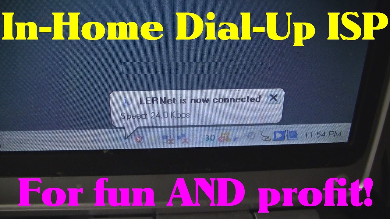 Building An At-Home Dial Up ISP!