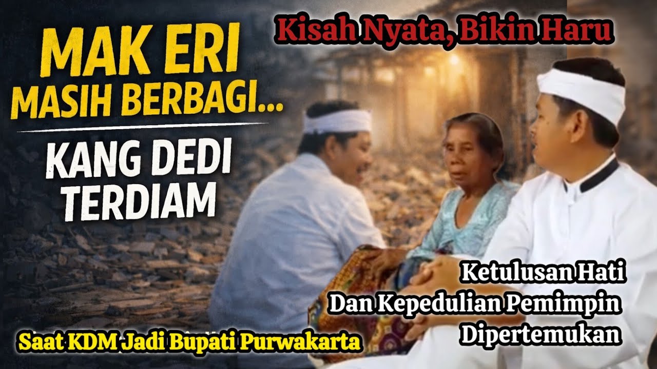 Tak Disangka! Janda Tua Penjual Ulén Ini Masih Bersedekah, Reaksi Kang Dedi Mulyadi Bikin Haru.