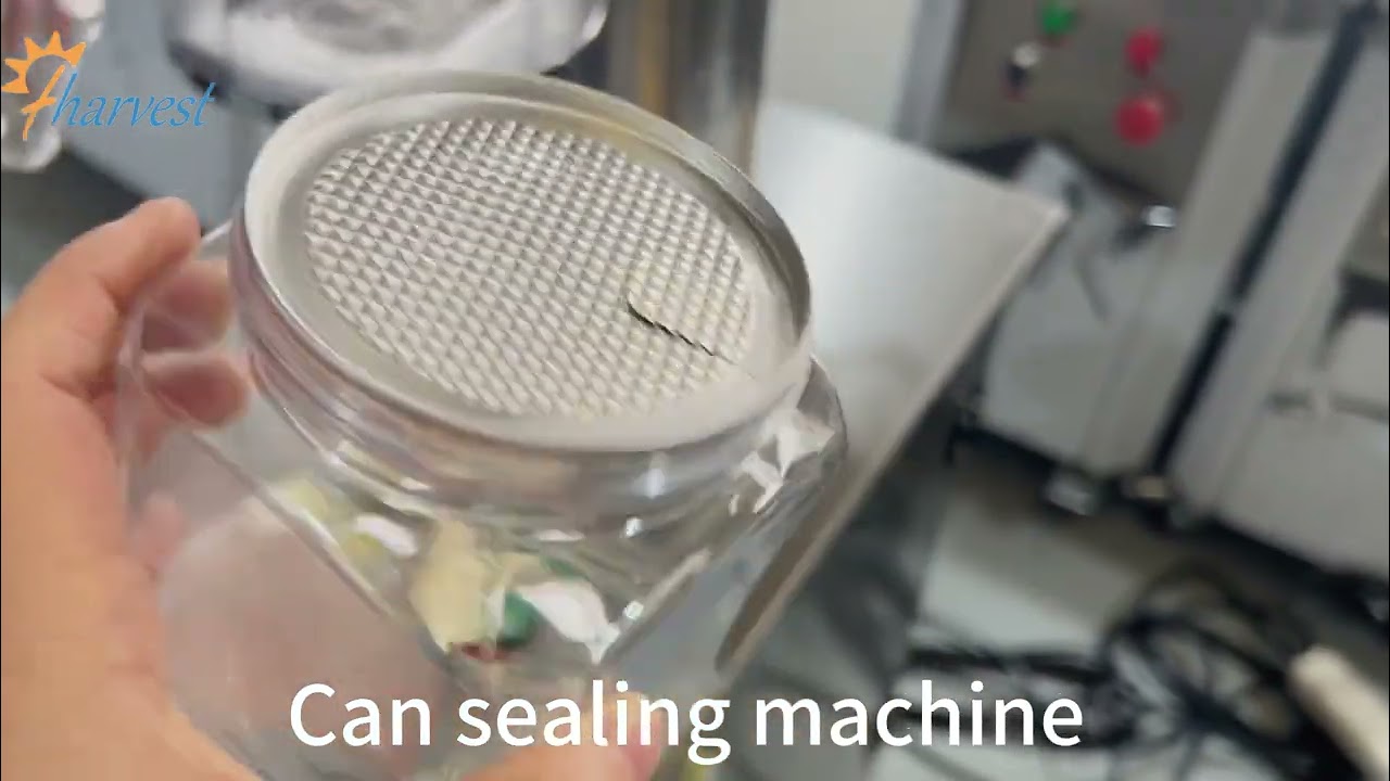 Automatic Can Sealing Machine for Plastic Jar , Easy Open Lid Closing Machine , Can Seamer Machine