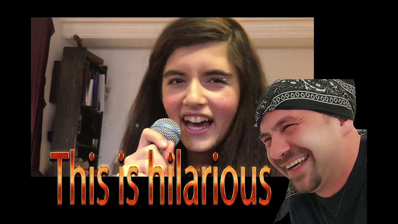ANGELINA JORDAN BEING FUNNY & SINGING CRY ME A RIVER (REACTION)