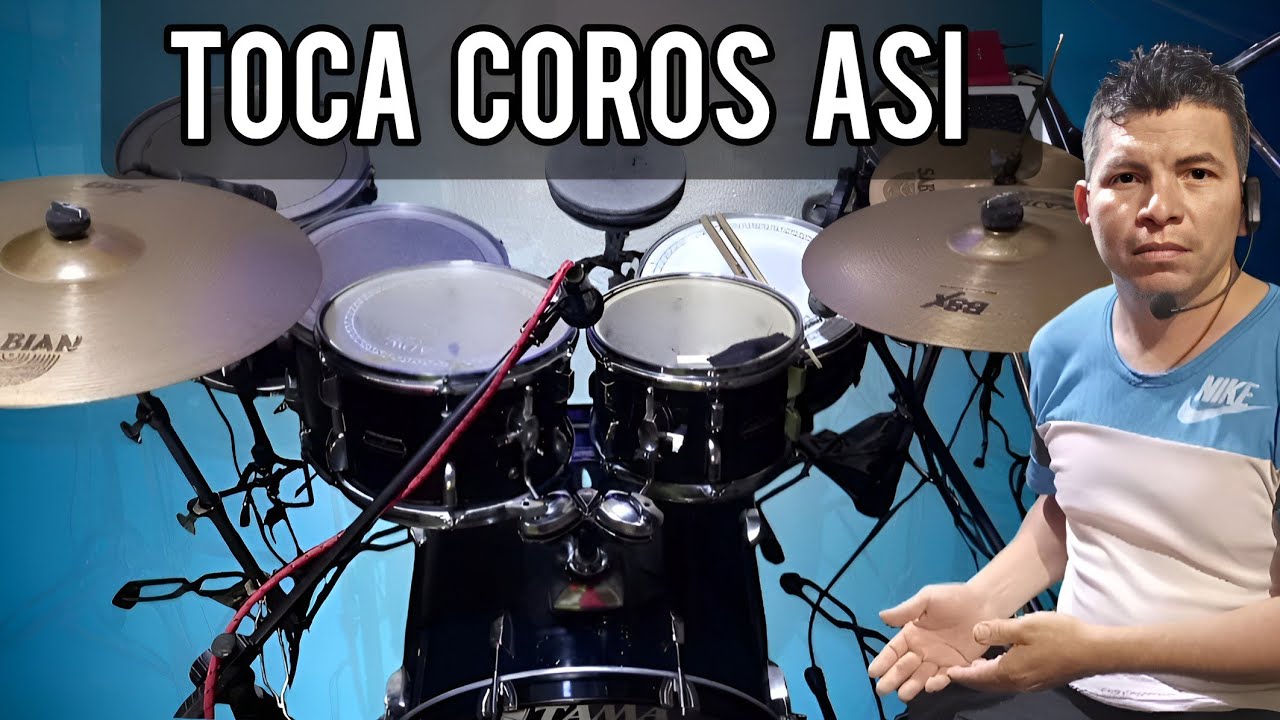 COROS EN BATERÍA // Toca así de esta Manera y te oirás mejor // Como Tocar Coros en Batería #drums