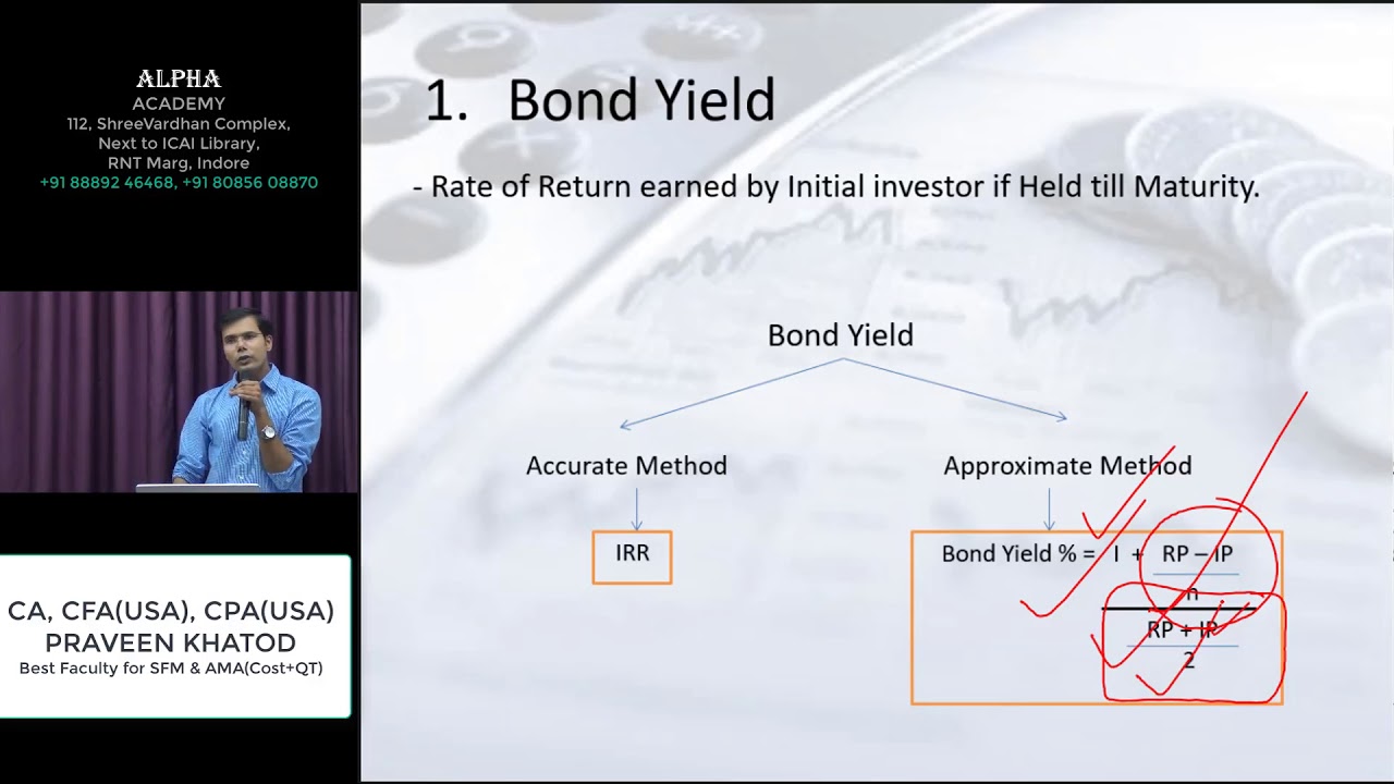 Bonds Valuation Revision by CA,CFA(USA),CPA(USA) Praveen Khatod