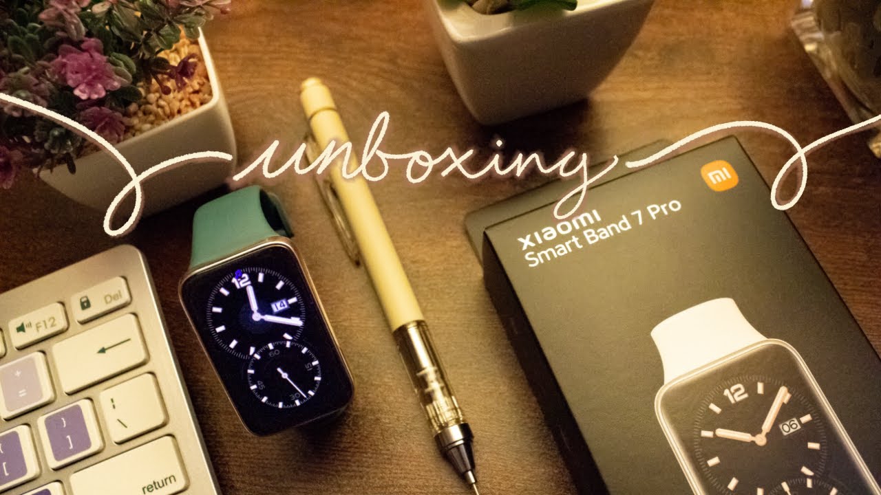 🌻 Chill Unboxing Xiaomi Smart Band 7 PRO + Straps✨