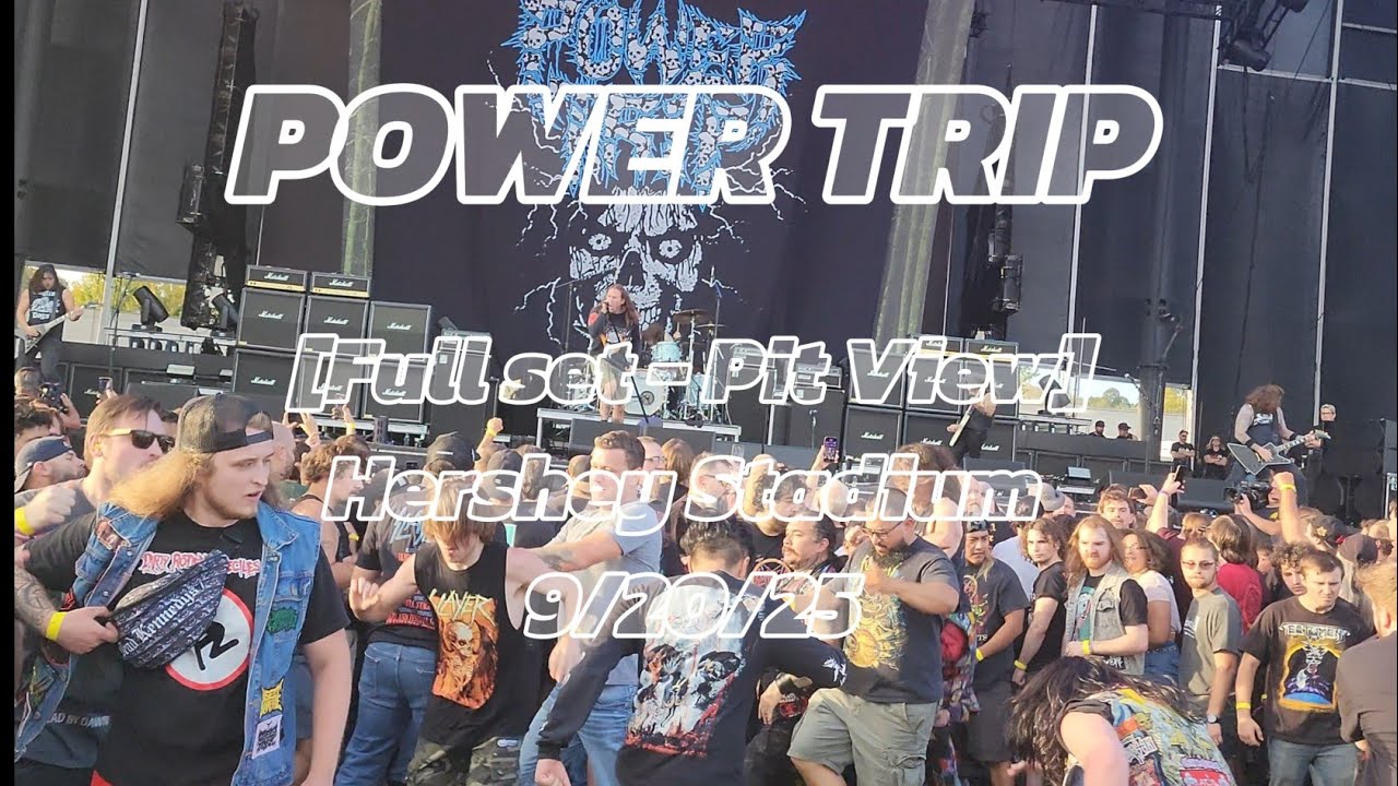 Power Trip live - [Full Set - Pit view - HD] - (Slayer headline) - Hersheypark Stadium - 9/20/25