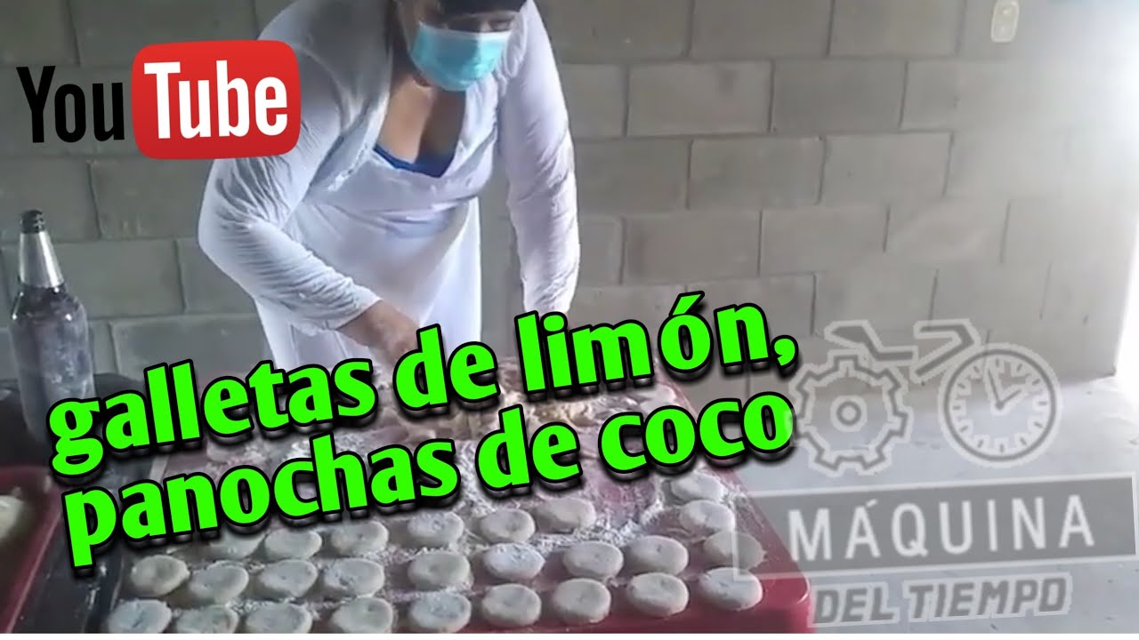 galletas de limón y panochas de coco