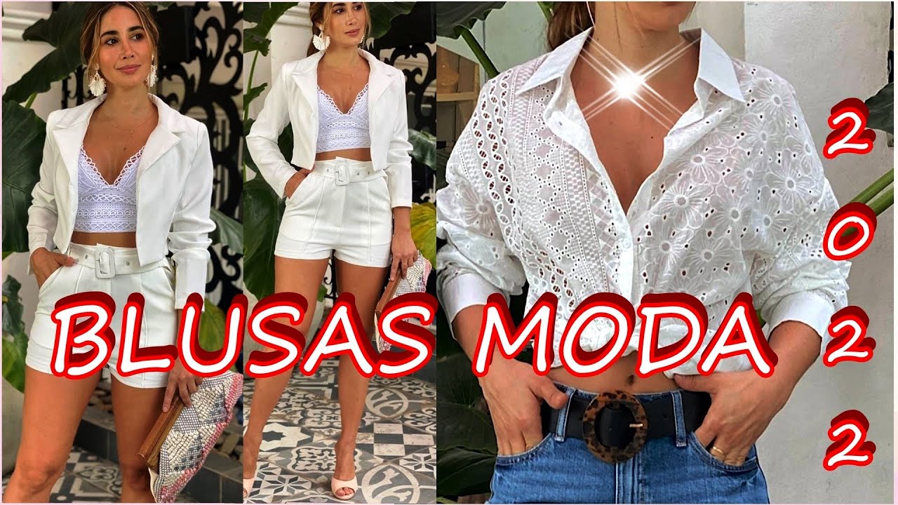 BLUSAS DEL AÑO 2022!! NUEVAS Tendencias, COLORES, Diseños, OUTFITS y LOOKS BELLÍSIMOS de MODA🆕