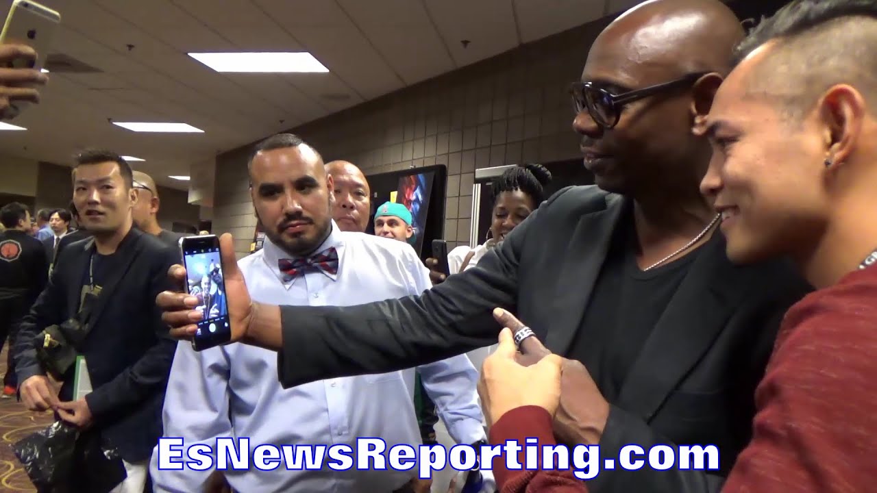 DAVE CHAPPELLE CRASHES NONITO DONAIRE INTERVIEW!! WANTS SELFIE WITH THE FILIPINO FLASH!!