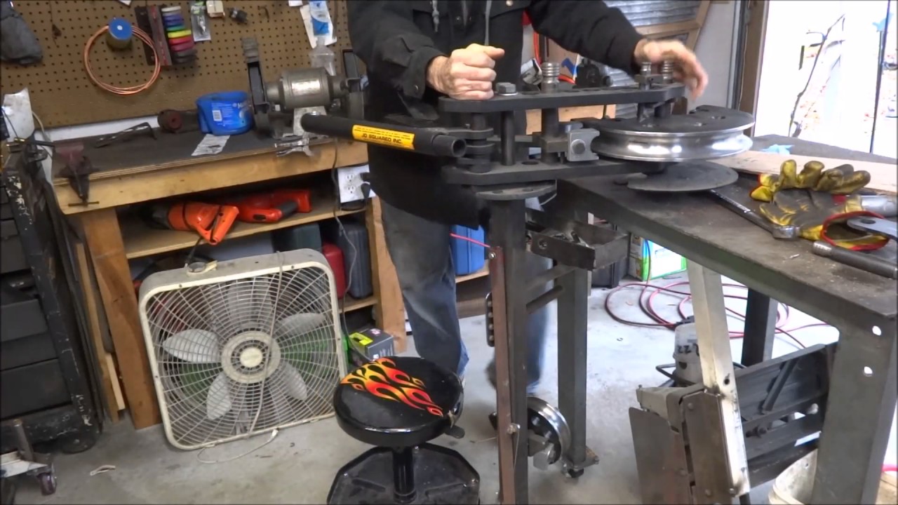 Tubing bender - JD Squared model 32 bender,  with SWAG Offroad Infinite 8 Mounting Plate