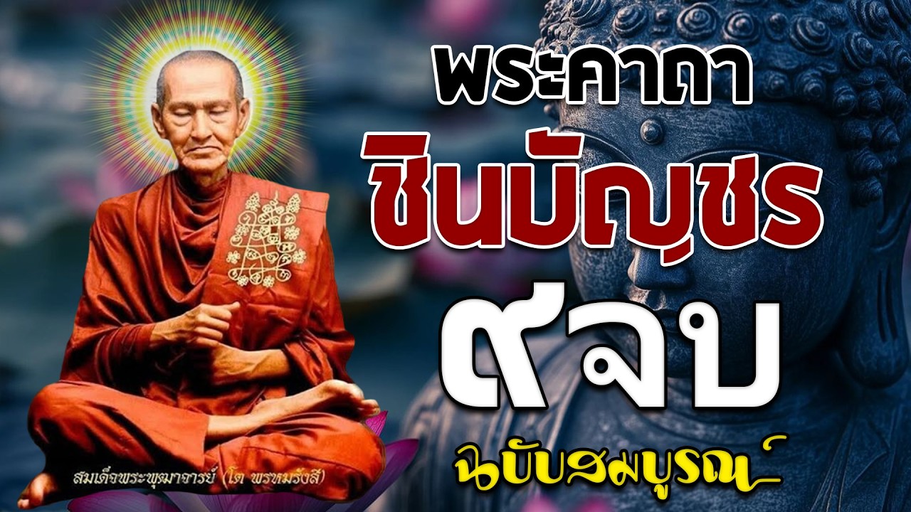 บทสวดมนต์พระคาถาชินบัญชร9จบ ฉบับสมบูรณ์ดั่งเดิม ฝึกสวดมนต์เช้า, สวดมนต์ก่อนนอน, สวดวันพระ
