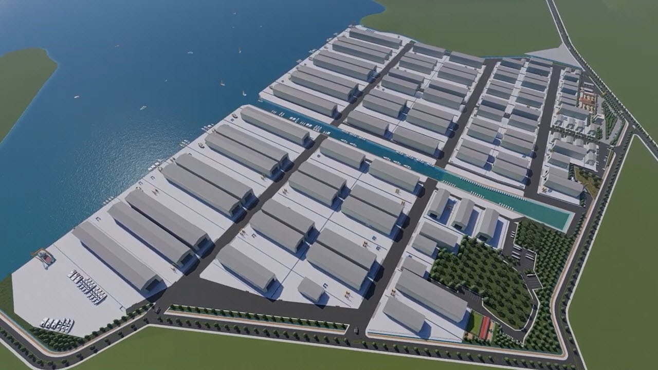 Yatek İzmir-Aliağa Tersane Projesi | 3D Render Görünüm