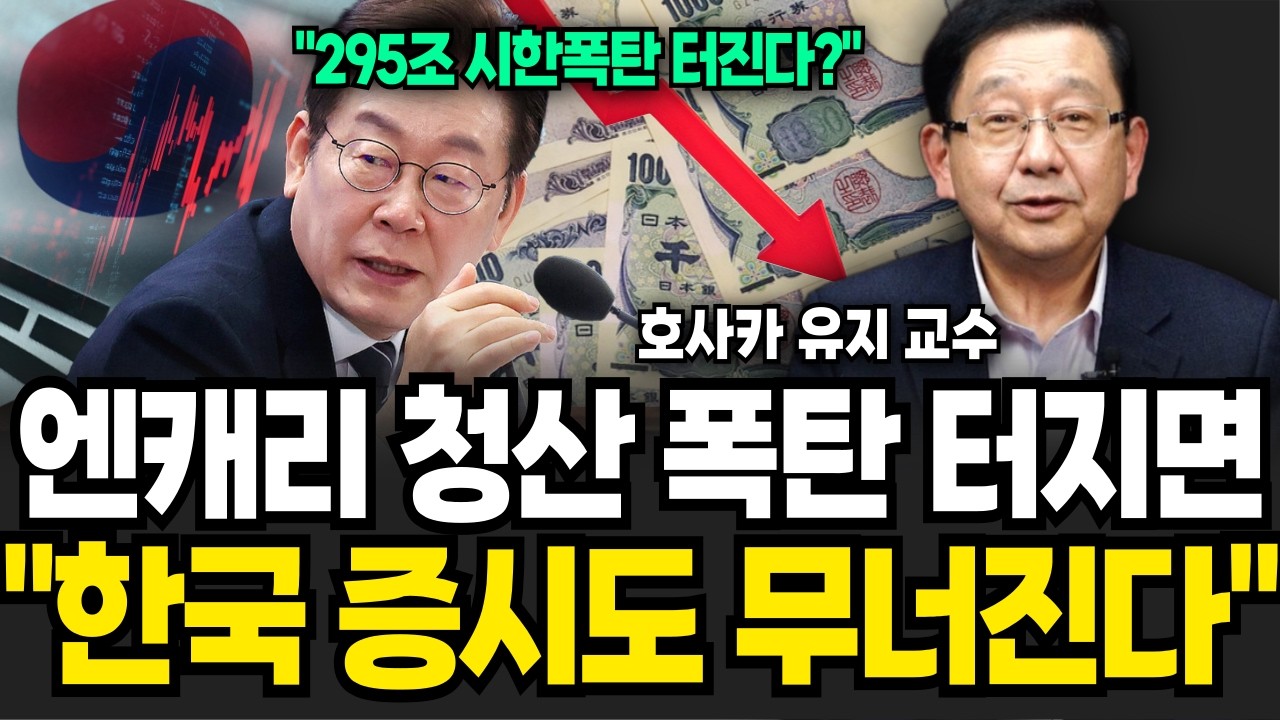 한국 경제 박살난다? 엔캐리 청산의 충격적 진실 (호사카 유지 교수 / 3부)