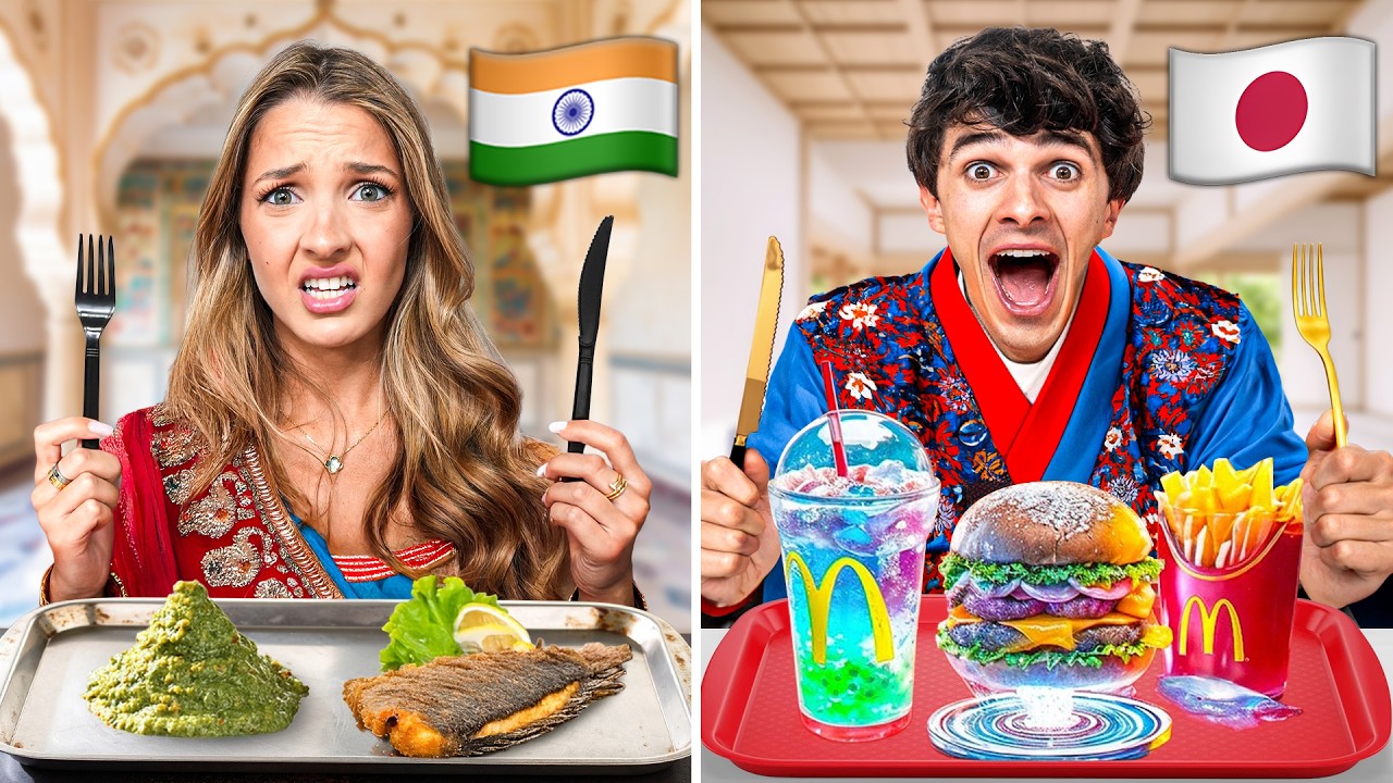 Trying $1 Food From Around The World!