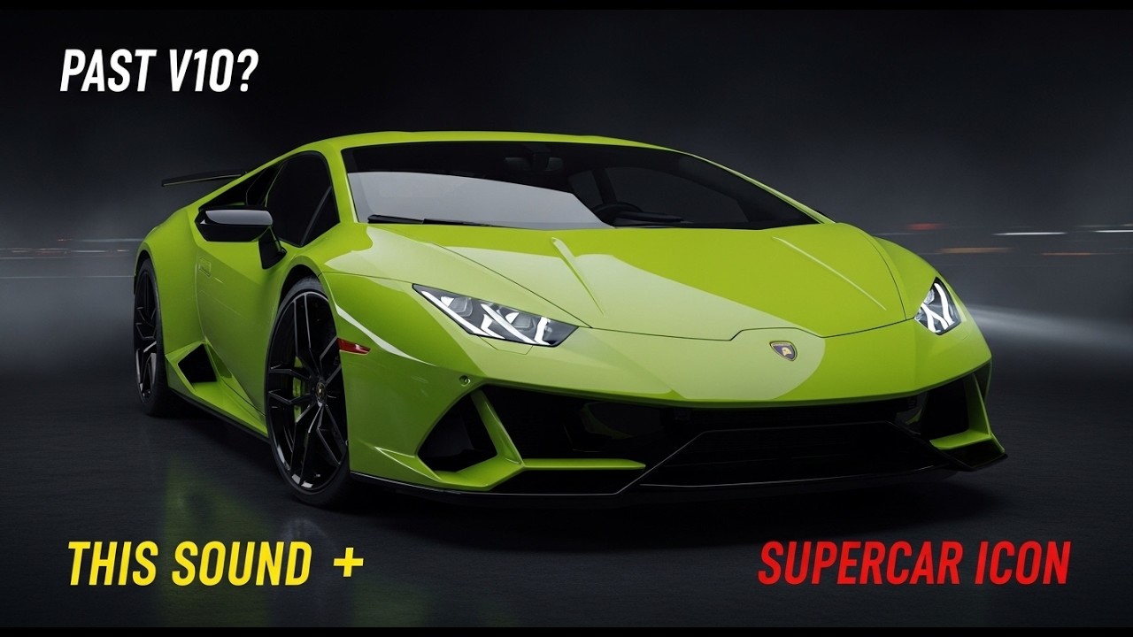 Lamborghini Huracán – последний суперкар с двигателем V10, потрясший мир.