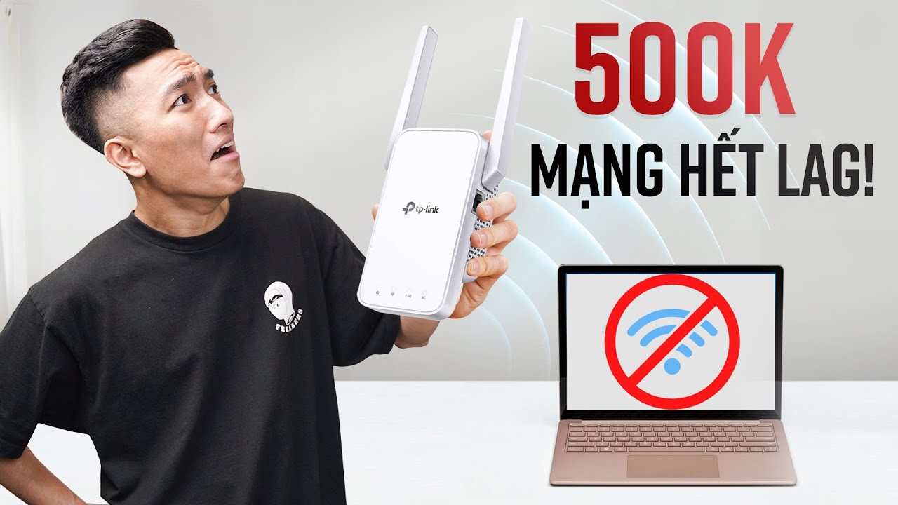 Chỉ 500K mạng HẾT HẲN LAG, thật KHÔNG THỂ TIN NỔI - TP- Link RE315 Mesh Wi-Fi Range Extender review